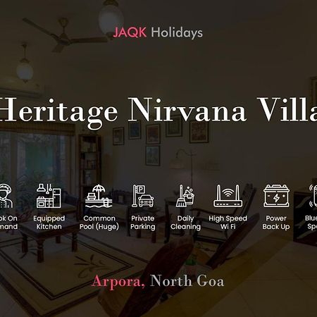 Heritage Nirvana Villa - 4Bhk, Goa Калангуте Екстериор снимка